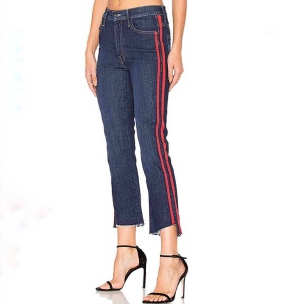 MOTHER • Insider Crop Step Fray Speed Racer High Waisted Size 24